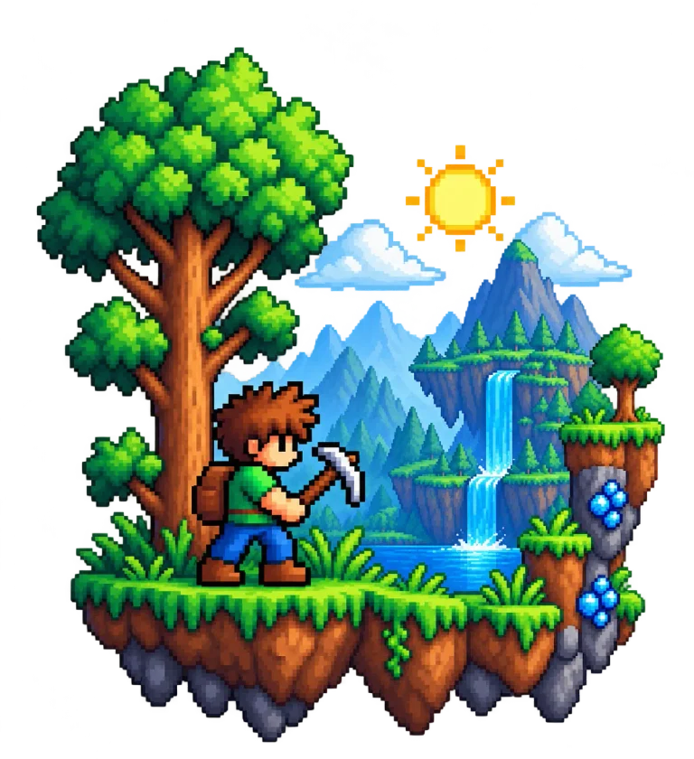 Terraria APK illustration