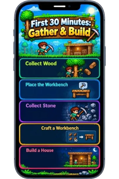 Terraria gather and build guide